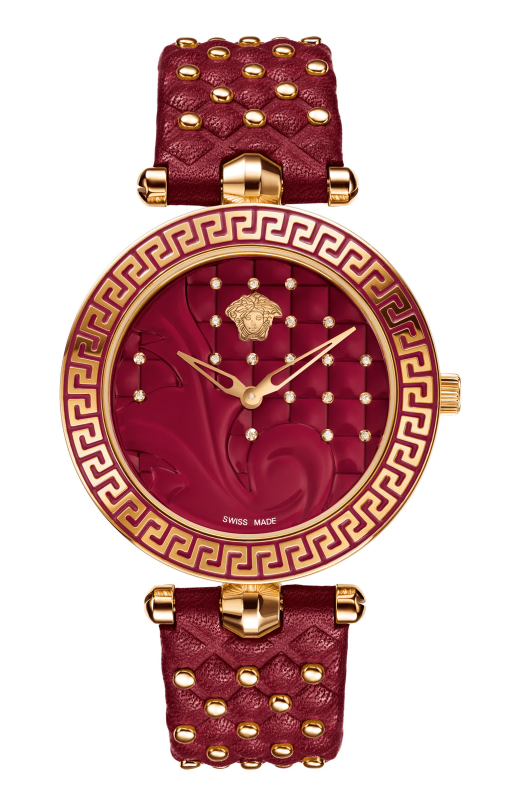 Versace QUARTZ watch 762.3 RED ENAMELED DIAL
